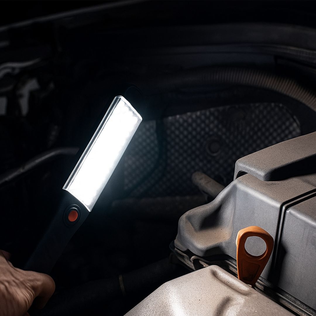 Oplaadbare LED Werklamp met Dimbare Verlichting en Magneten - Lichtgewicht