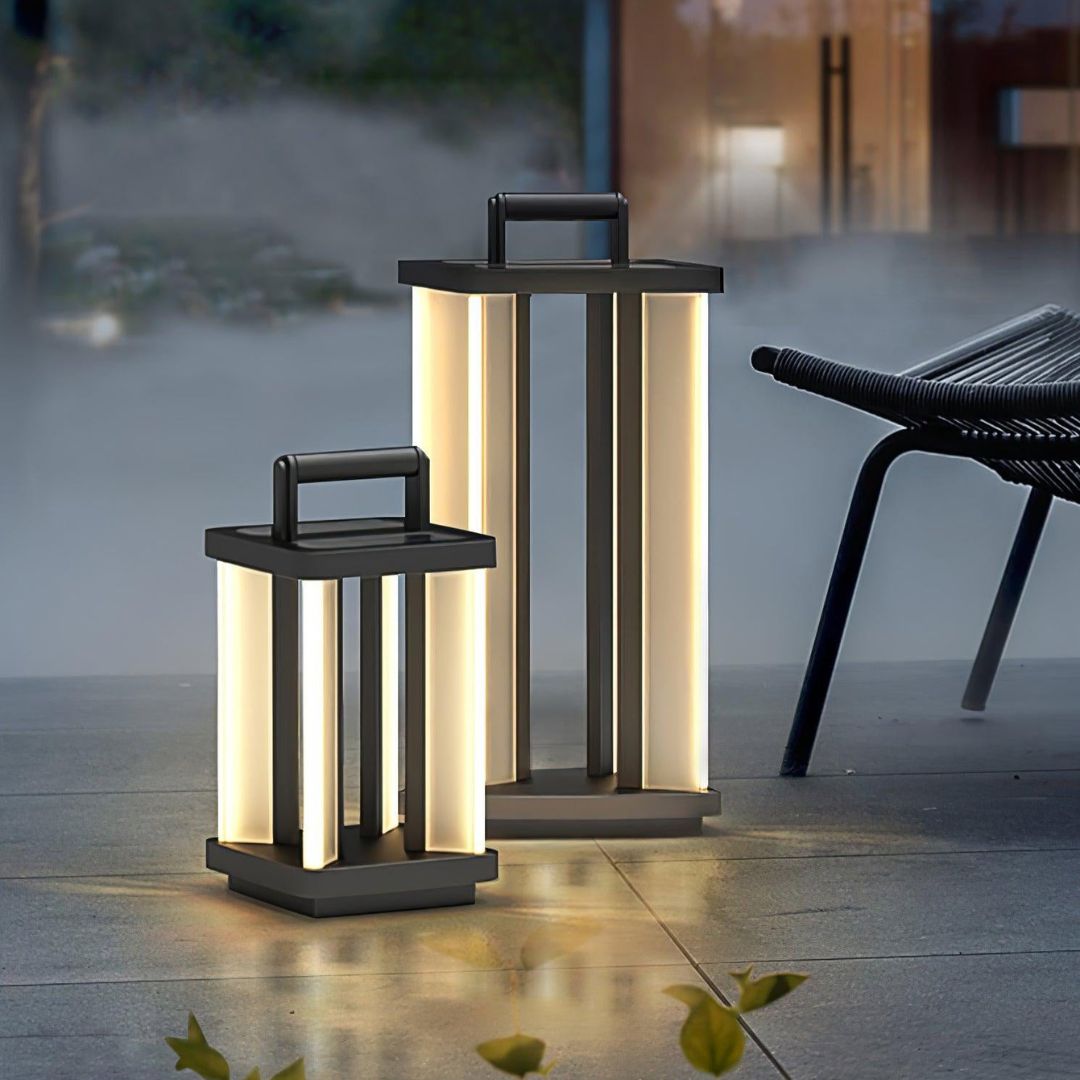 Moderne Buitenlamp Zonne Energie met LED en Minimalistisch Ontwerp