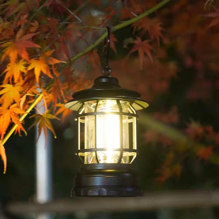 Retro-Campinglamp – 360° Licht, Magnetisch, Waterdicht