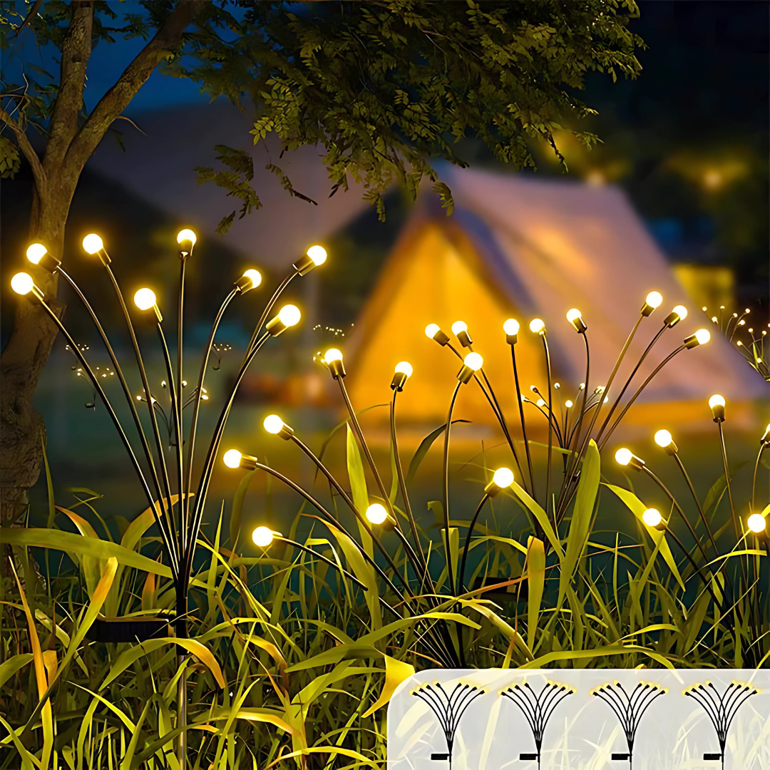 Zonne Tuinverlichting – Draadloos, Automatisch, Warm Licht