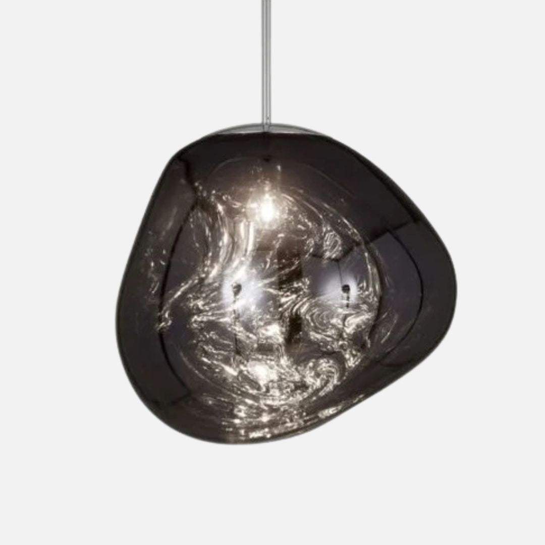Acryl Bol Hanglamp E27 Gepolijst Goud Rood Zilver Rookgrijs 4 Maten