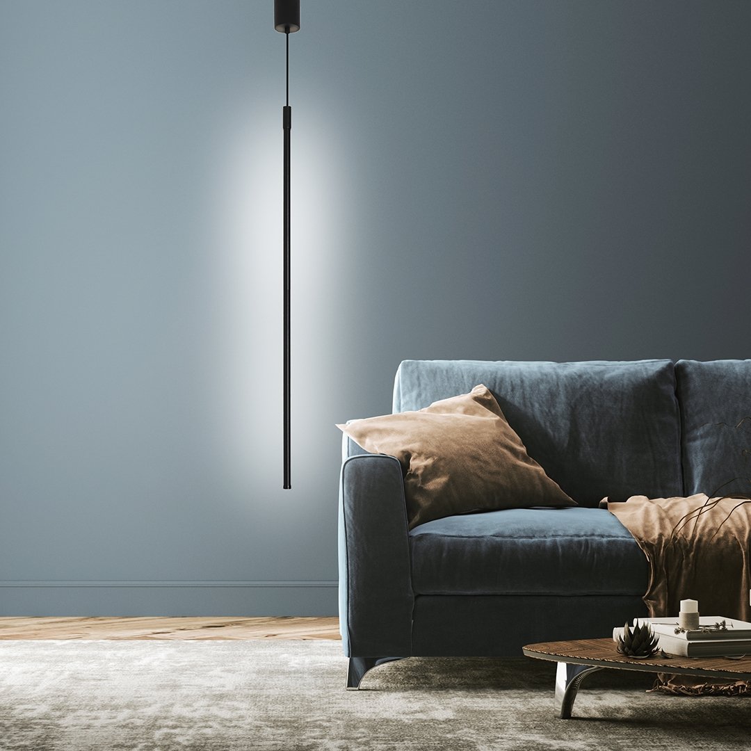 Zwarte LED Hanglamp – Minimalistisch, Aluminium, Energiezuinig