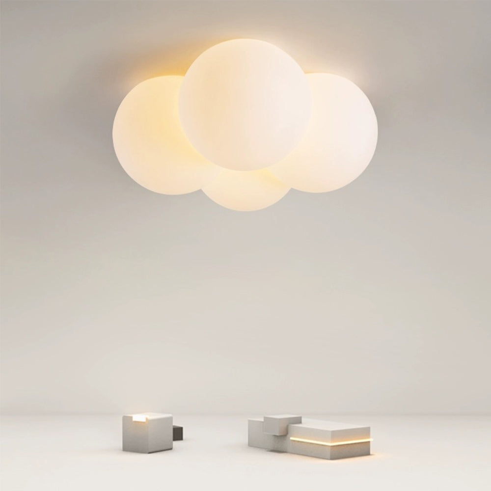 Moderne Plafondlamp met Wolkenontwerp en 4 LED Lampen voor Slaapkamer 3