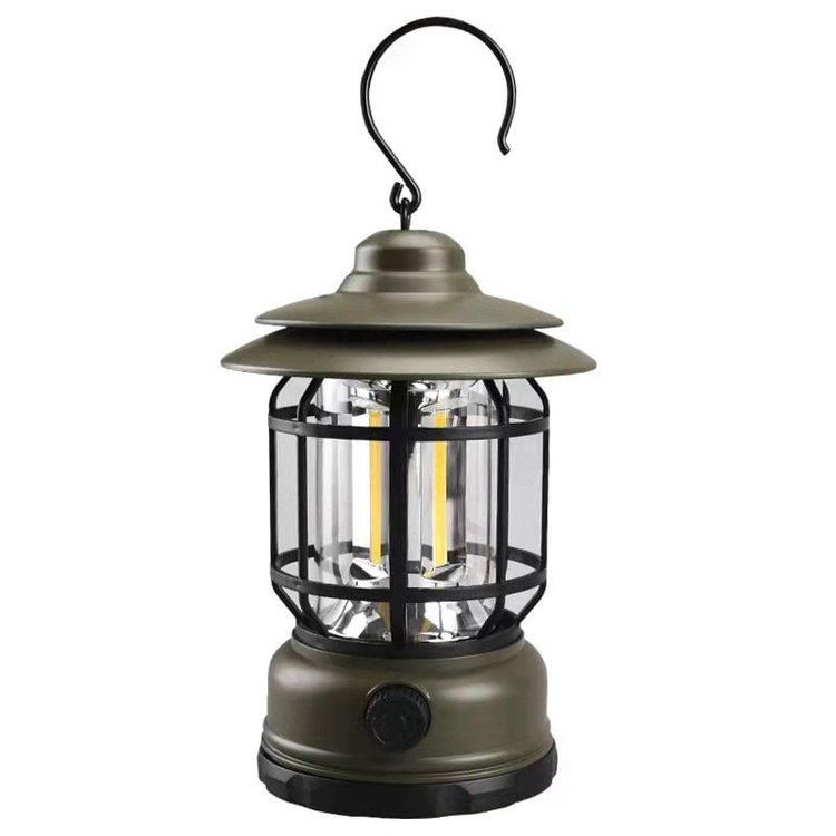 Retro-Campinglamp – 360° Licht, Magnetisch, Waterdicht