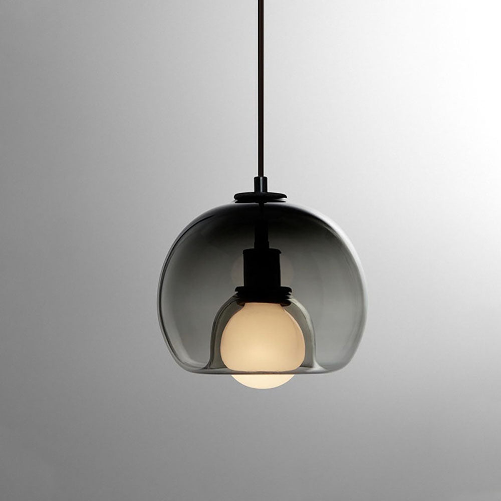 Handgeblazen Glazen Hanglamp met Orb Design – D25cm en D80cm-1