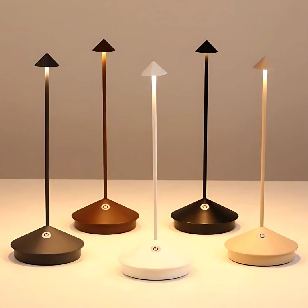 Dimbare Draadloze Oplaadbare Tafellamp – Elegant en Minimalistisch Design