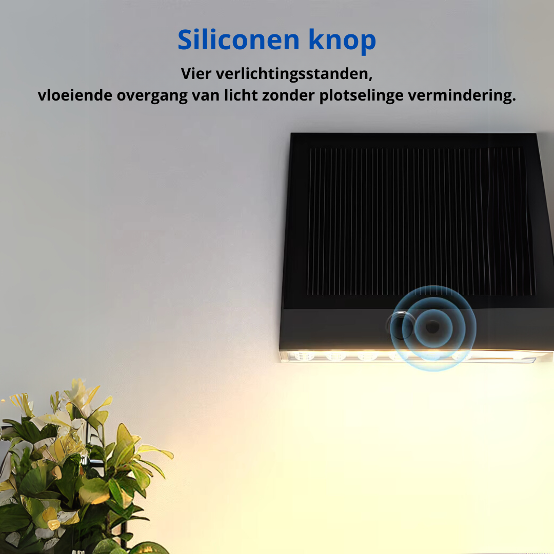 Zonova - Solar Buiten Wandlamp met Bewegingssensor