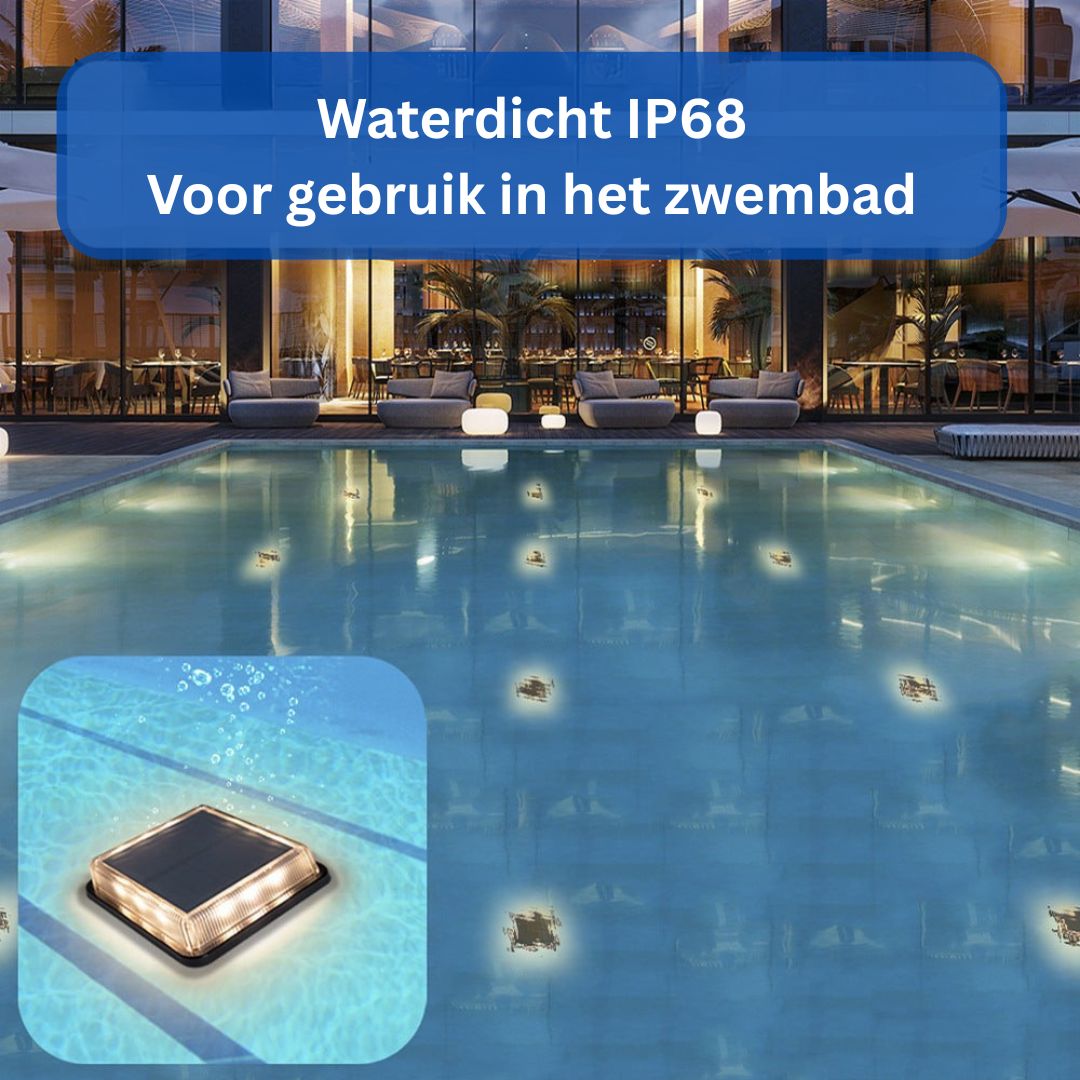 Solar Buitenverlichting - Waterdichte LED Buitenlamp voor Tuin en Terras