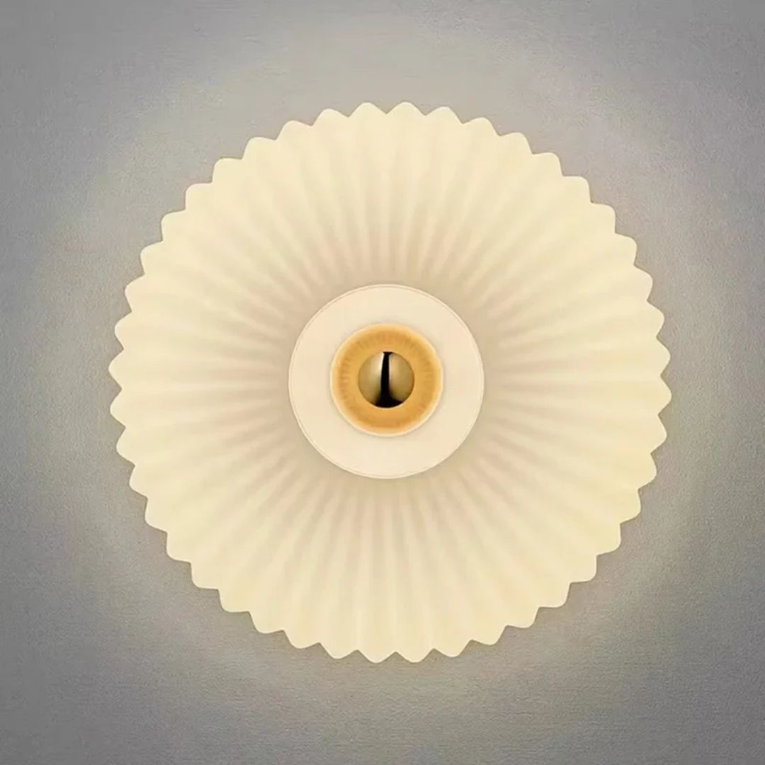 Retro Glazen Wandlamp Rookgrijs LED E27 Warm Wit