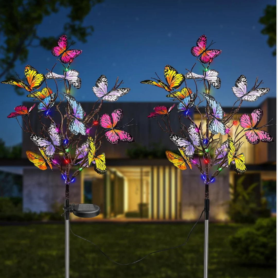 Solar Tuinverlichting Vlinder LED - Waterdicht en Duurzaam voor Sfeervolle Tuin