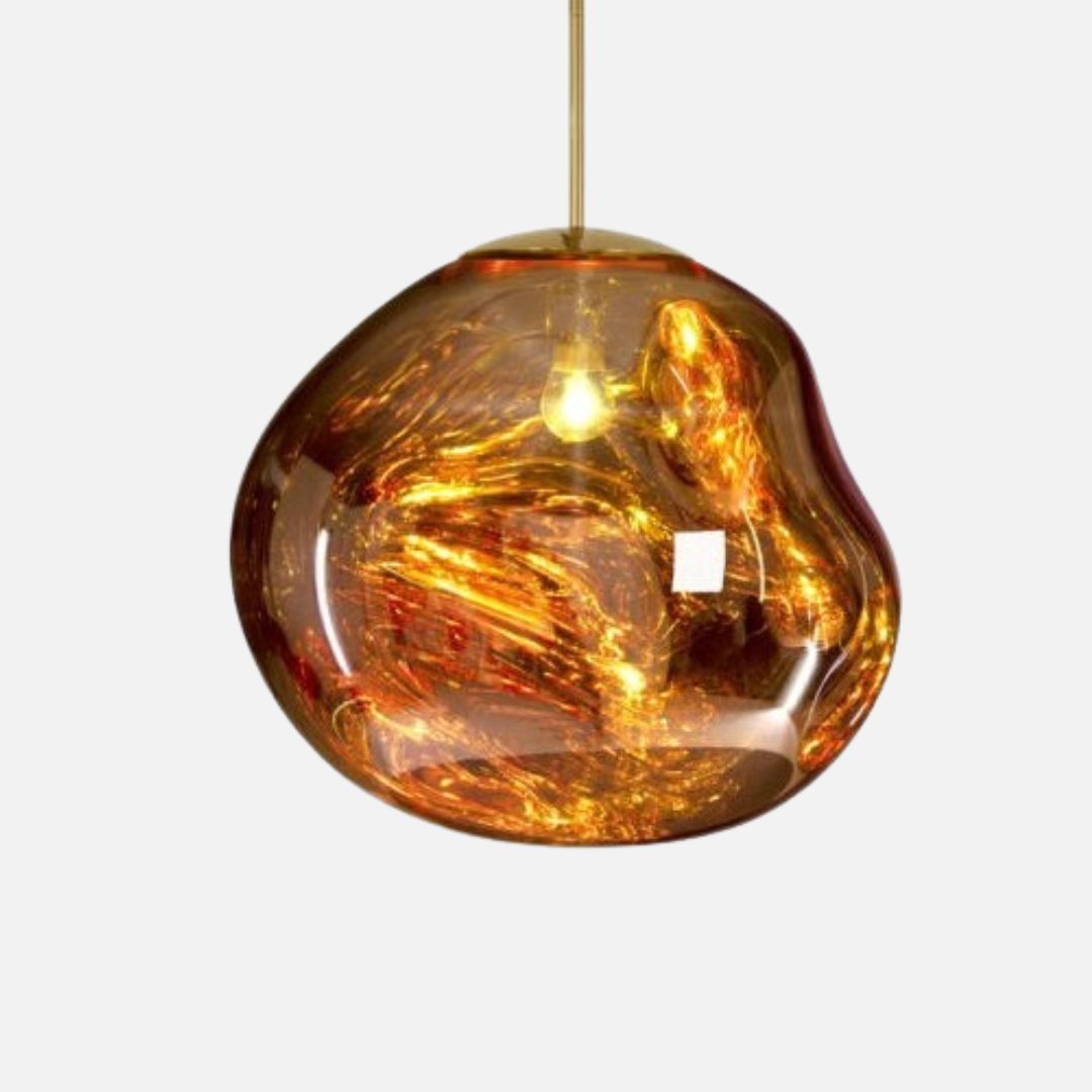 Acryl Bol Hanglamp E27 Gepolijst Goud Rood Zilver Rookgrijs 4 Maten