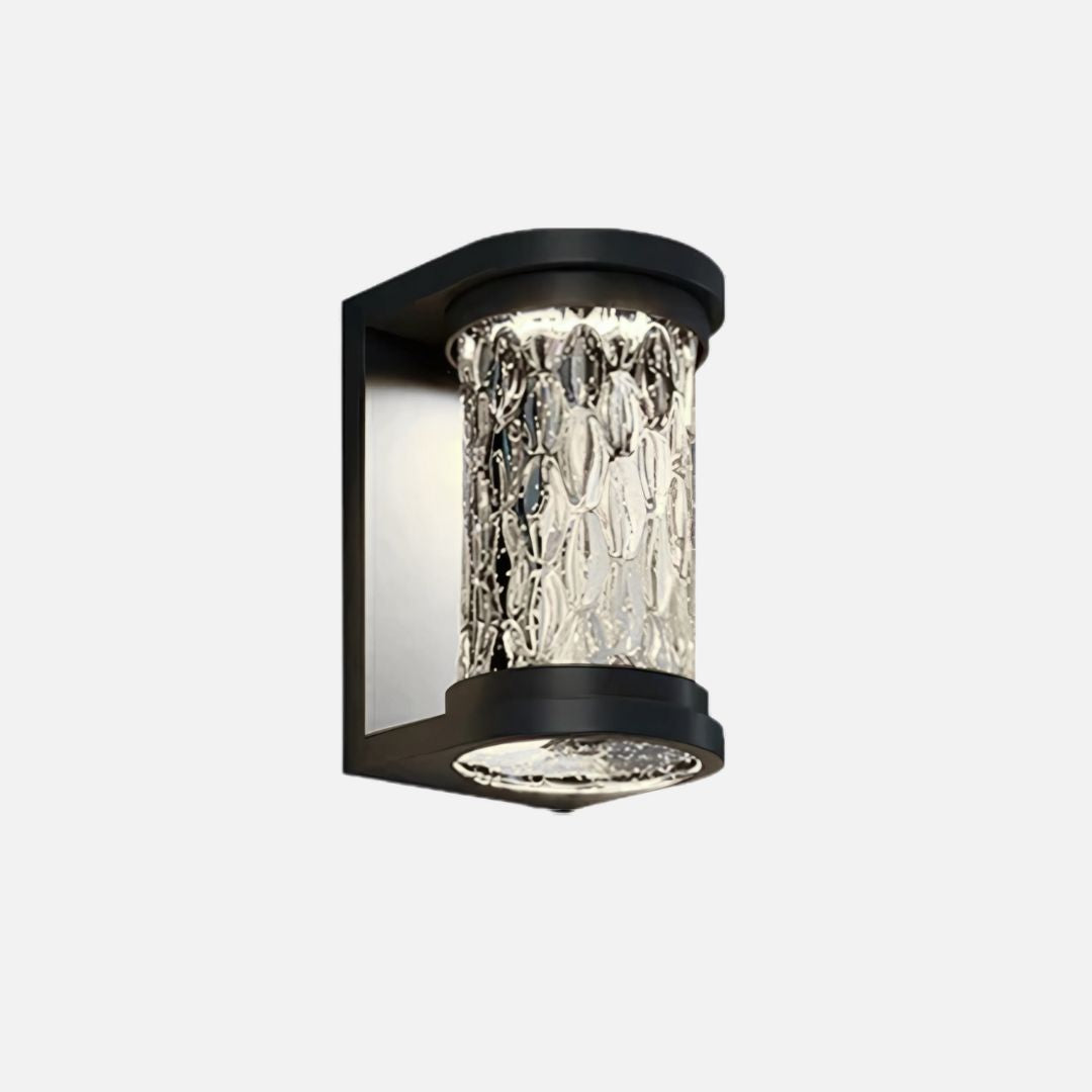 Buitenwandlamp IP65 LED Kristaleffect RVS Lamp