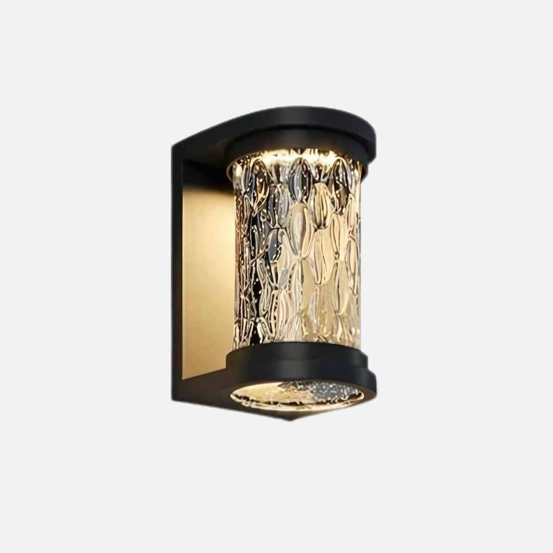 Buitenwandlamp IP65 LED Kristaleffect RVS Lamp