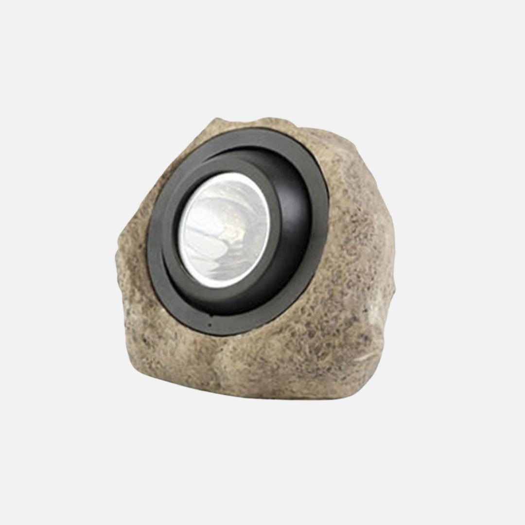 Solar Rotslamp Buiten LED Spot Waterdicht IP65 – Warm Wit