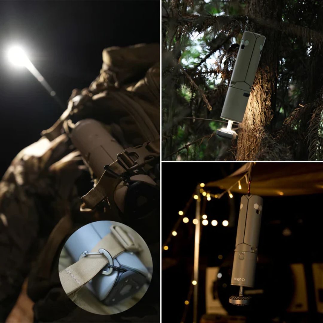 Telescopische Statief Buitenspot met Powerbank en Waterdicht Ontwerp