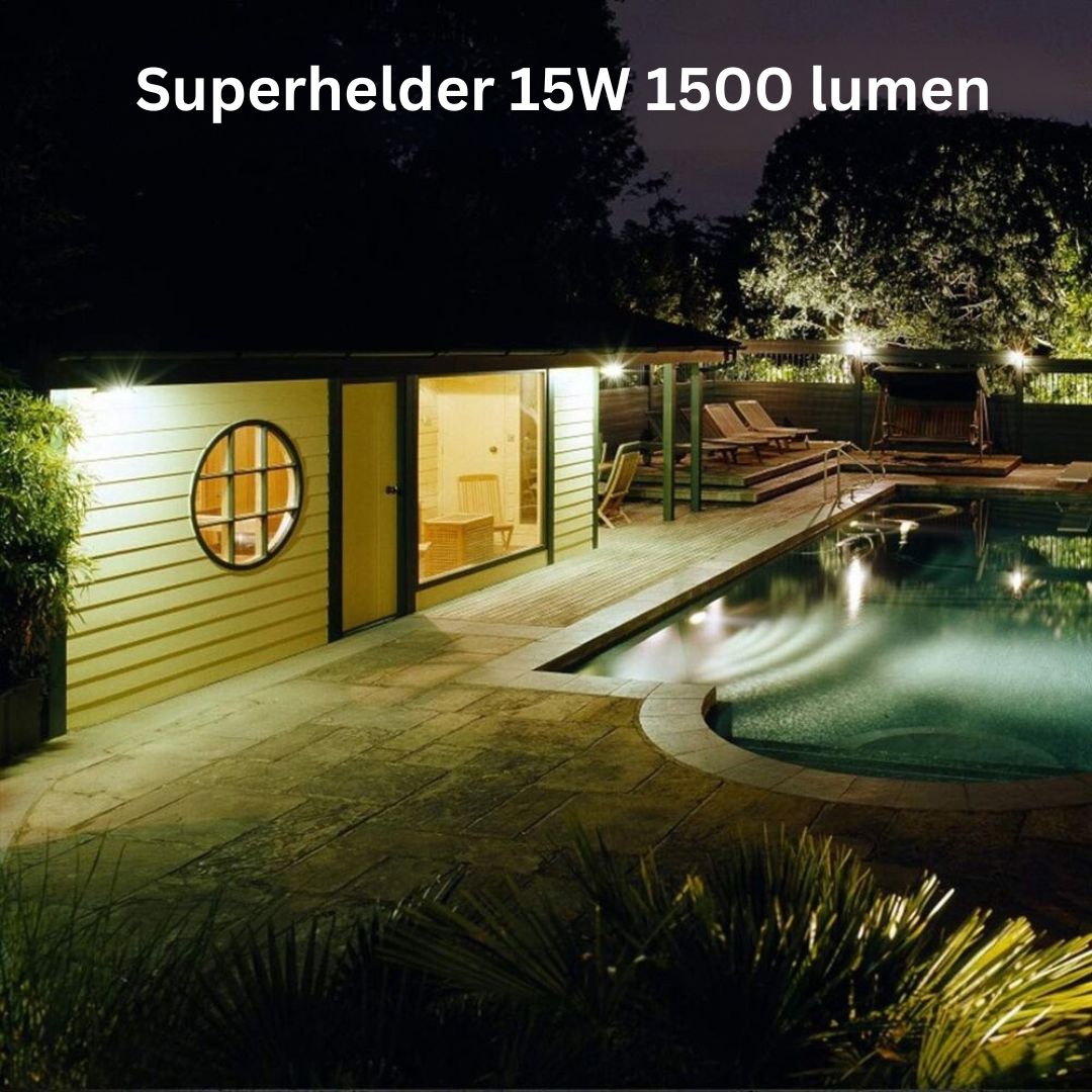 LED-schijnwerper met bewegingssensor 15W/30W/50W 5000K Waterdicht voor buiten