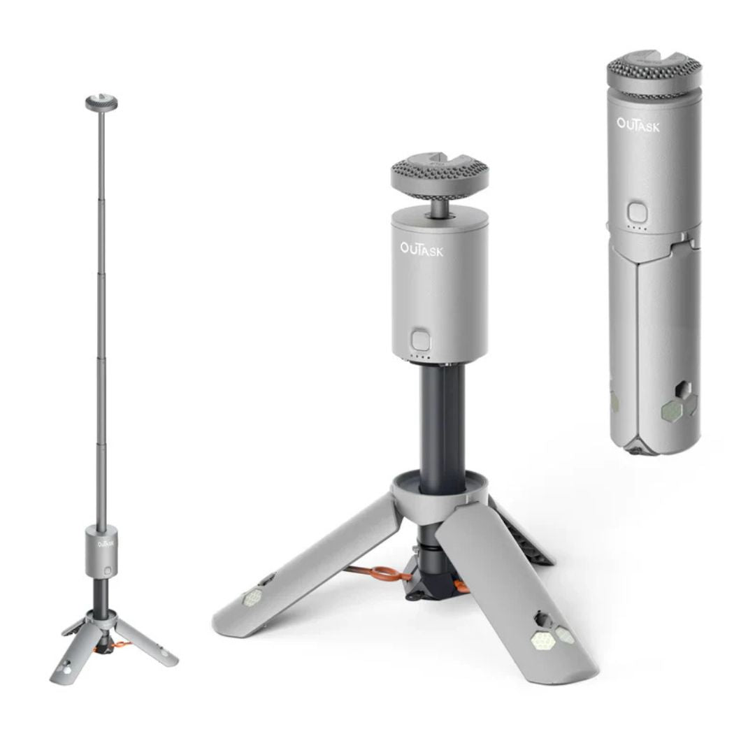 Telescopische Statief Buitenspot met Powerbank en Waterdicht Ontwerp