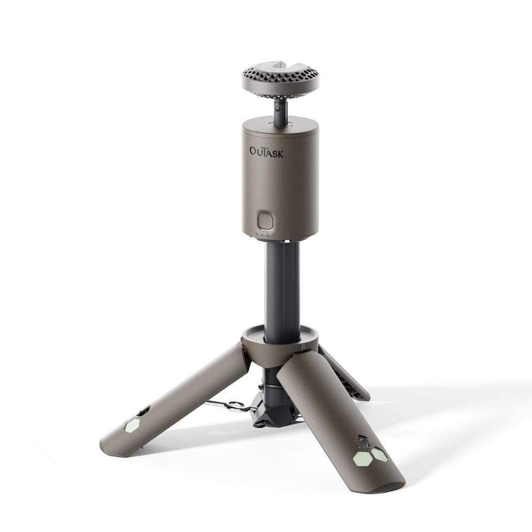 Telescopische Statief Buitenspot met Powerbank en Waterdicht Ontwerp