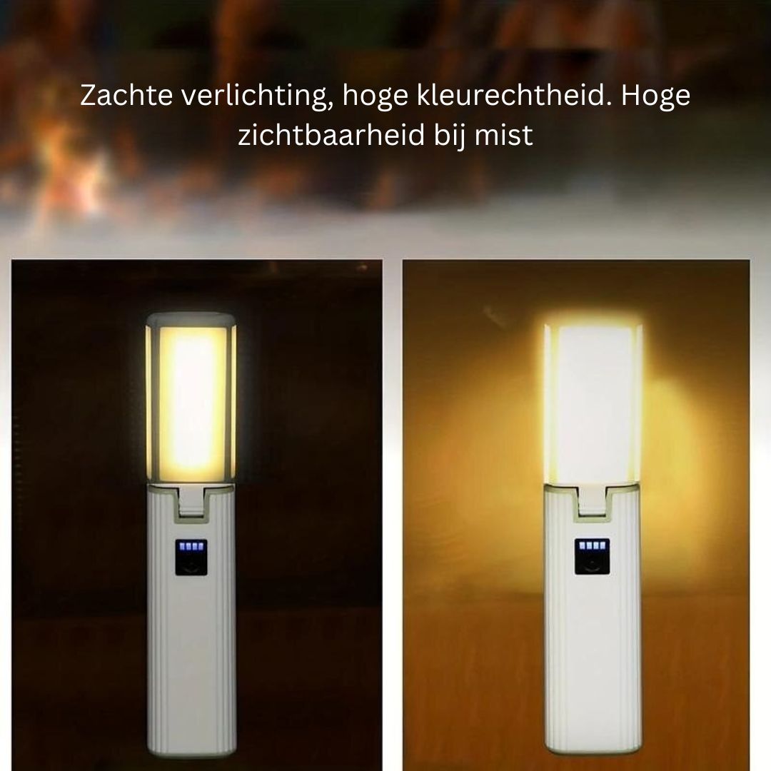 3-in-1 Campinglamp USB Oplaadbare Tentlantaarn met Telefoonoplader