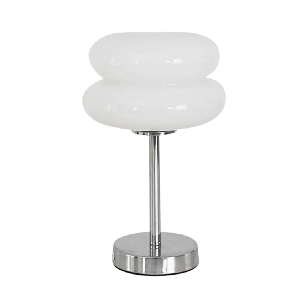 Glazen Tafellamp – Dimbaar, Retro, 30 cm Hoog