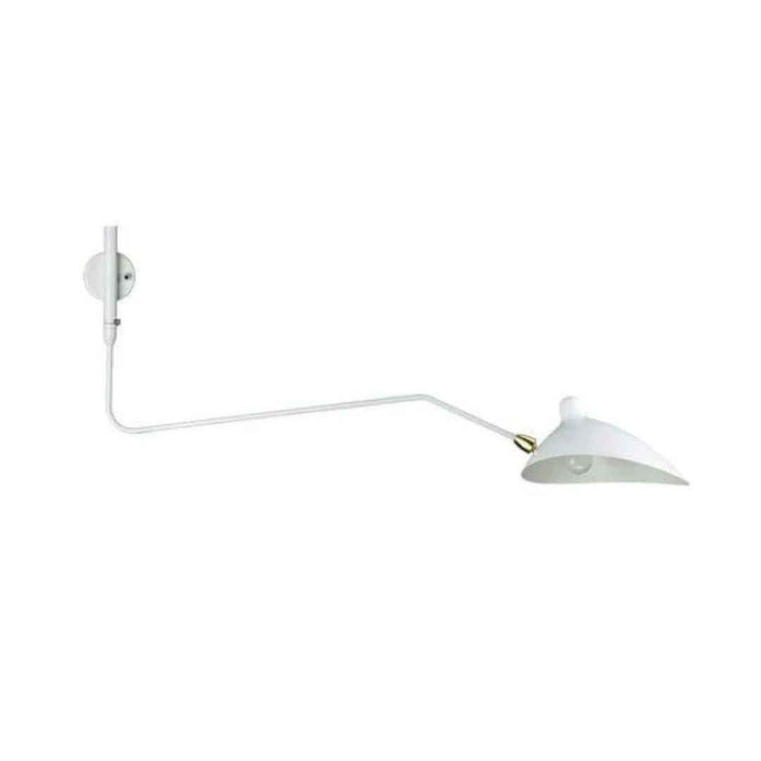 Verstelbare Wandlamp E14 Zwart/Wit 1-2 Koppen