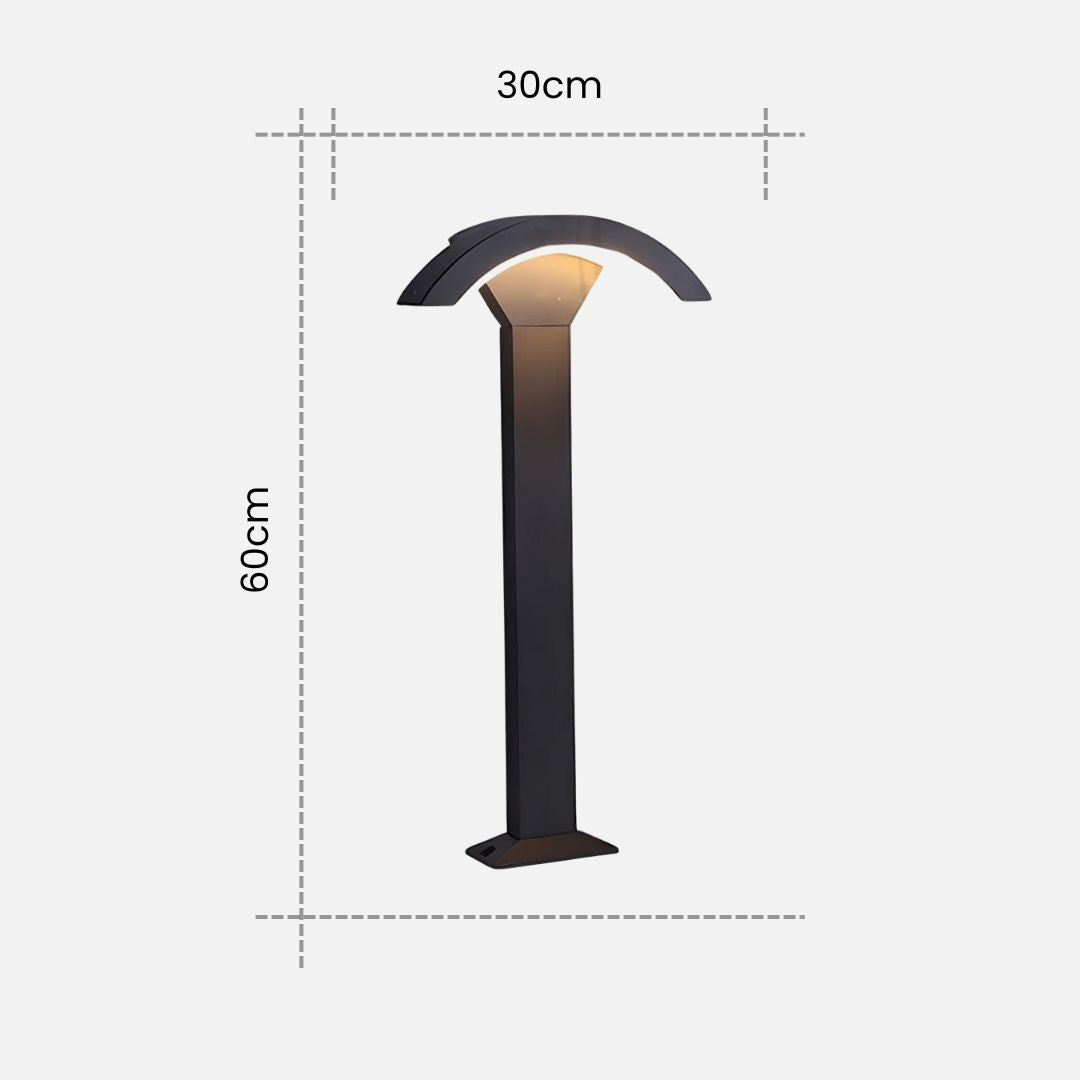 Buitenlamp Bollard Verlichting 20W LED - Weerbestendig Aluminium Tuinverlichting