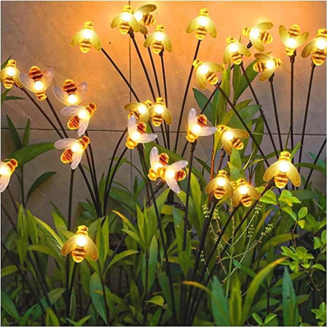 Waterdichte Tuinlampen Solar met 24 LED's – Zonne-energie Bijontwerp