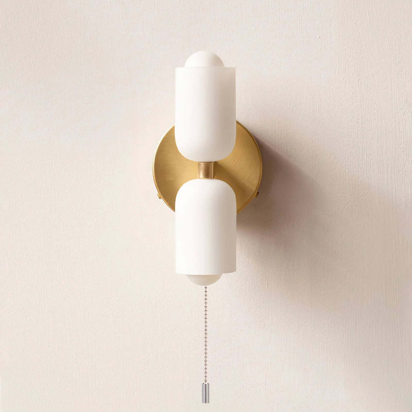 Moderne Wandlamp van Glas met Dubbele Hoofden voor Binnengebruik 6