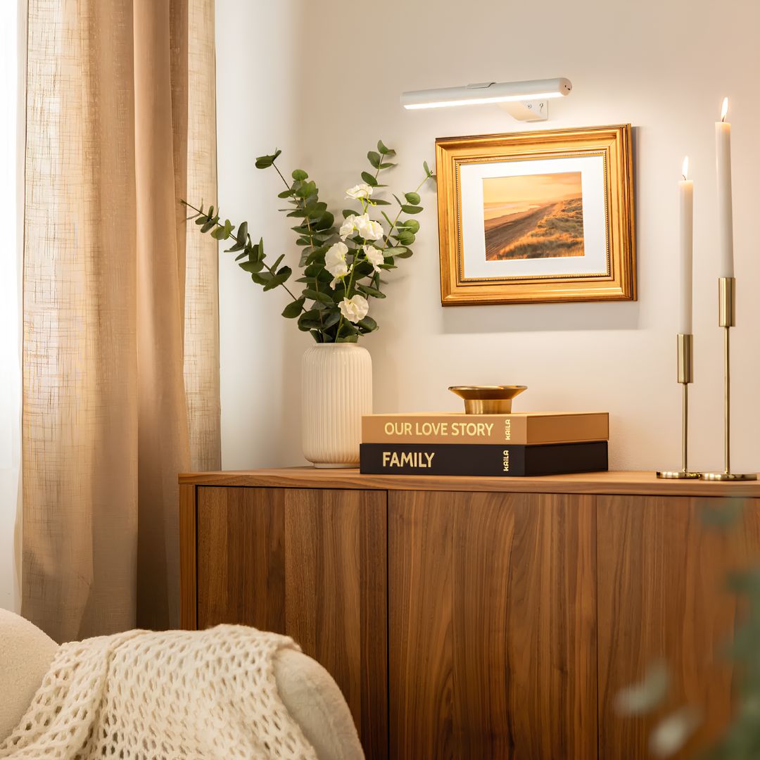 Draadloze Wandlamp – Verstelbare Kleuren & Oplaadbaar