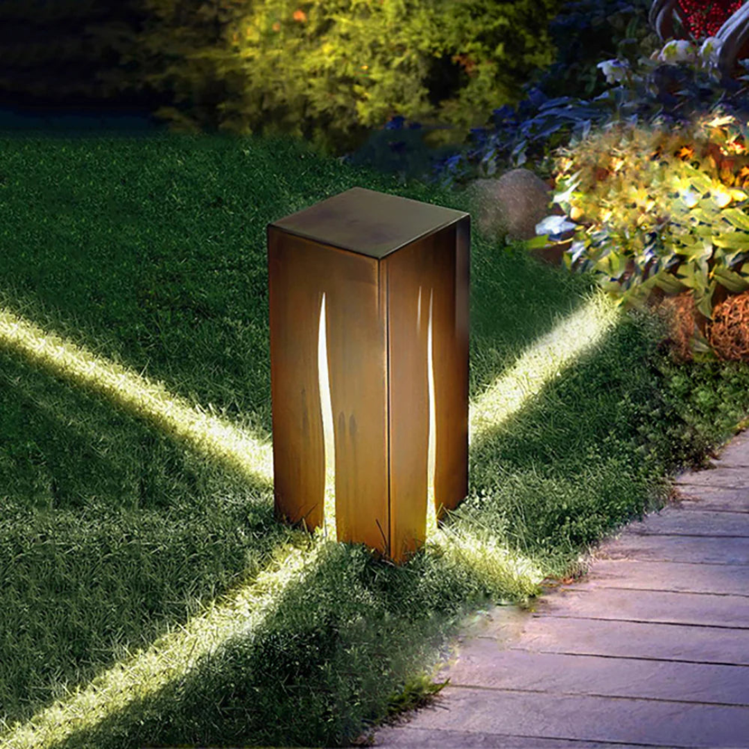 Cube Crack Buitenlamp met Ingebouwde LED en IP65 Weerbestendig Design