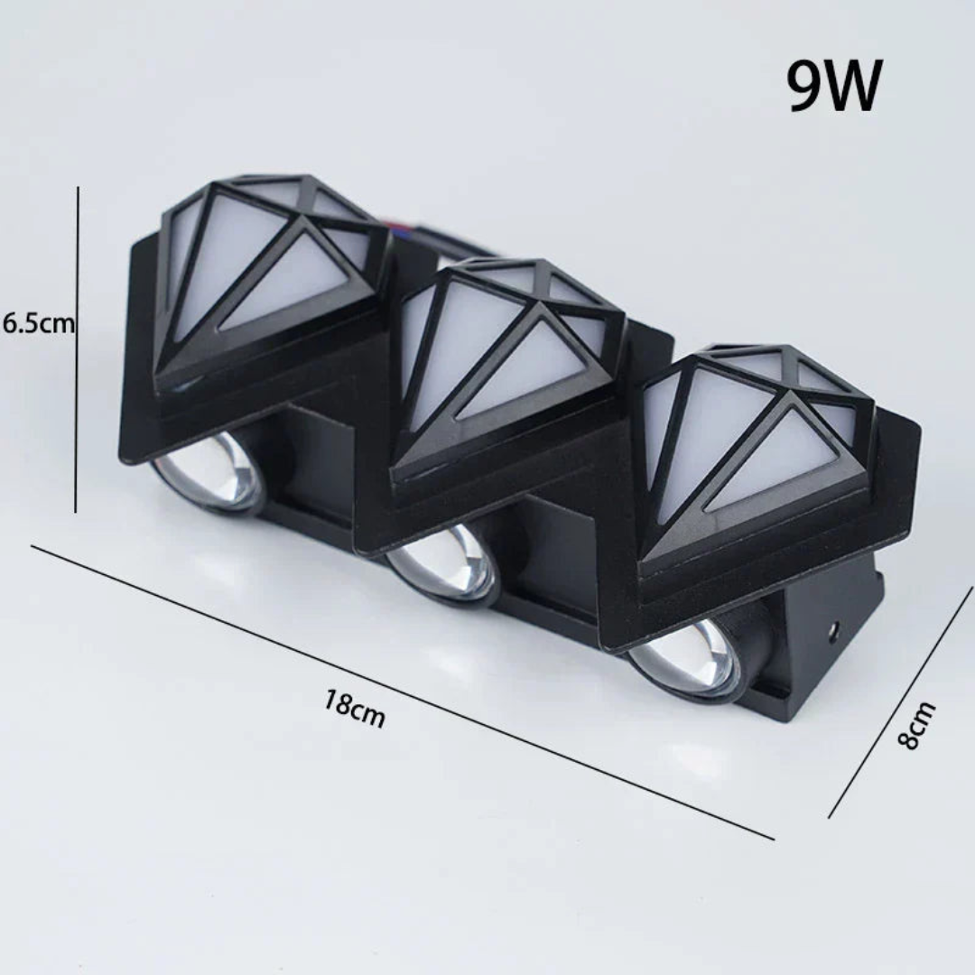 Waterdichte Wandlamp Buiten met IP65 Bescherming - Duurzaam Aluminium