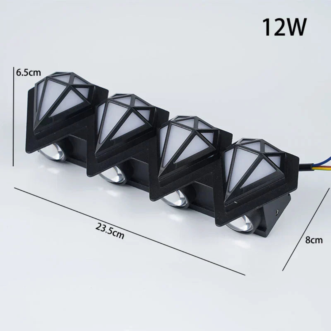 Waterdichte Wandlamp Buiten met IP65 Bescherming - Duurzaam Aluminium