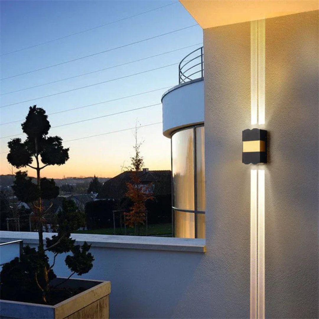Waterdichte Buiten Wandlamp van Aluminium – Compact en Energiezuinig
