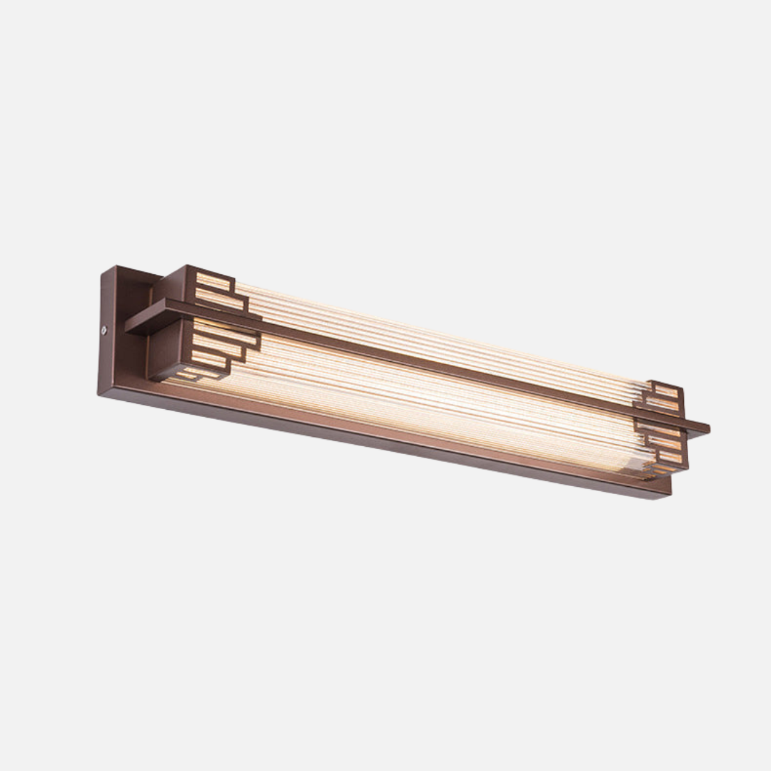Waterdichte RVS Wandlamp Buiten met Glazen Kap - LED Muurlamp
