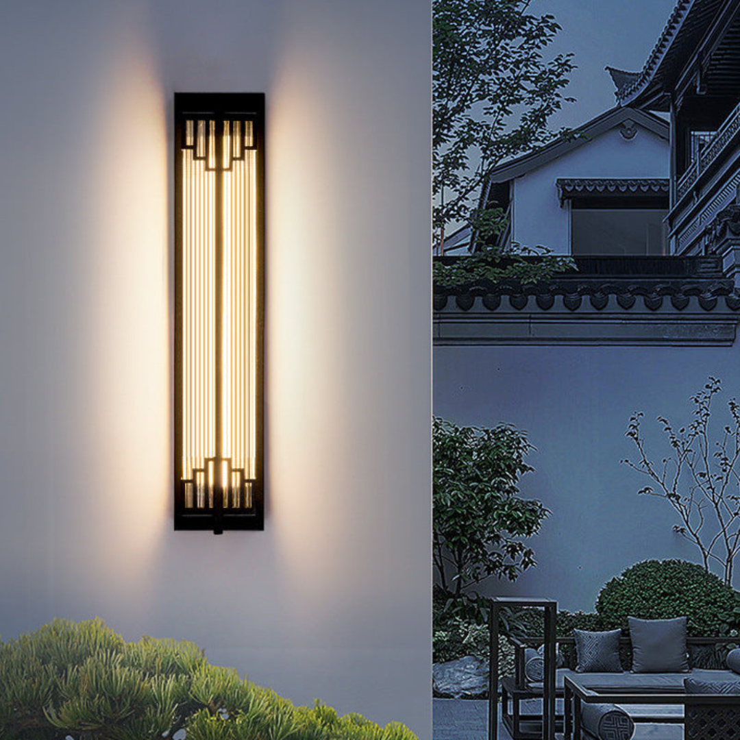 Waterdichte RVS Wandlamp Buiten met Glazen Kap - LED Muurlamp