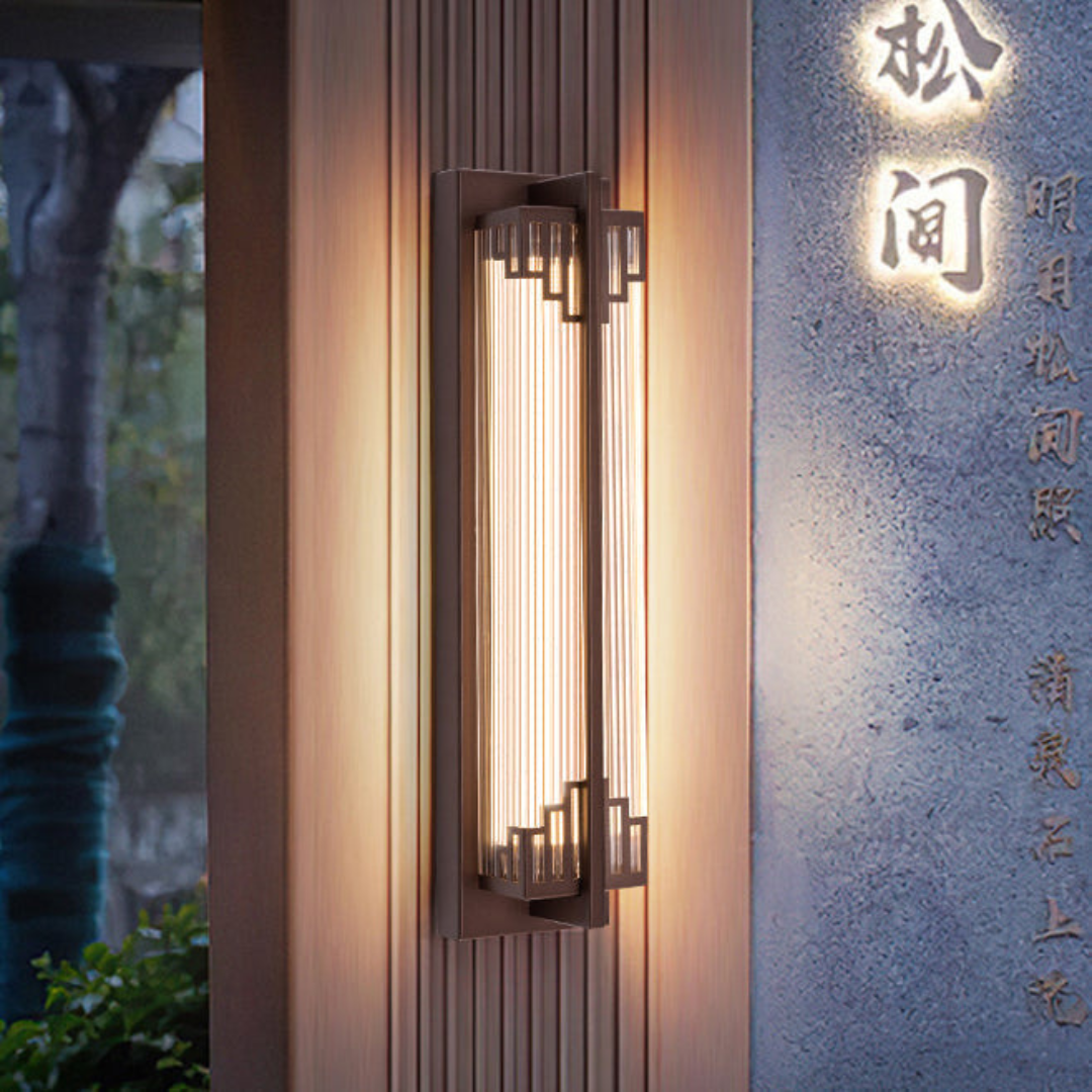 Waterdichte RVS Wandlamp Buiten met Glazen Kap - LED Muurlamp