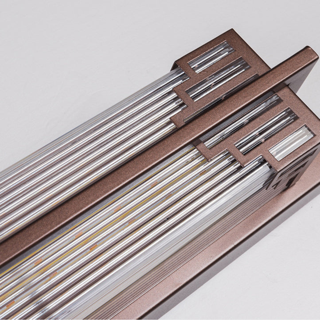 Waterdichte RVS Wandlamp Buiten met Glazen Kap - LED Muurlamp