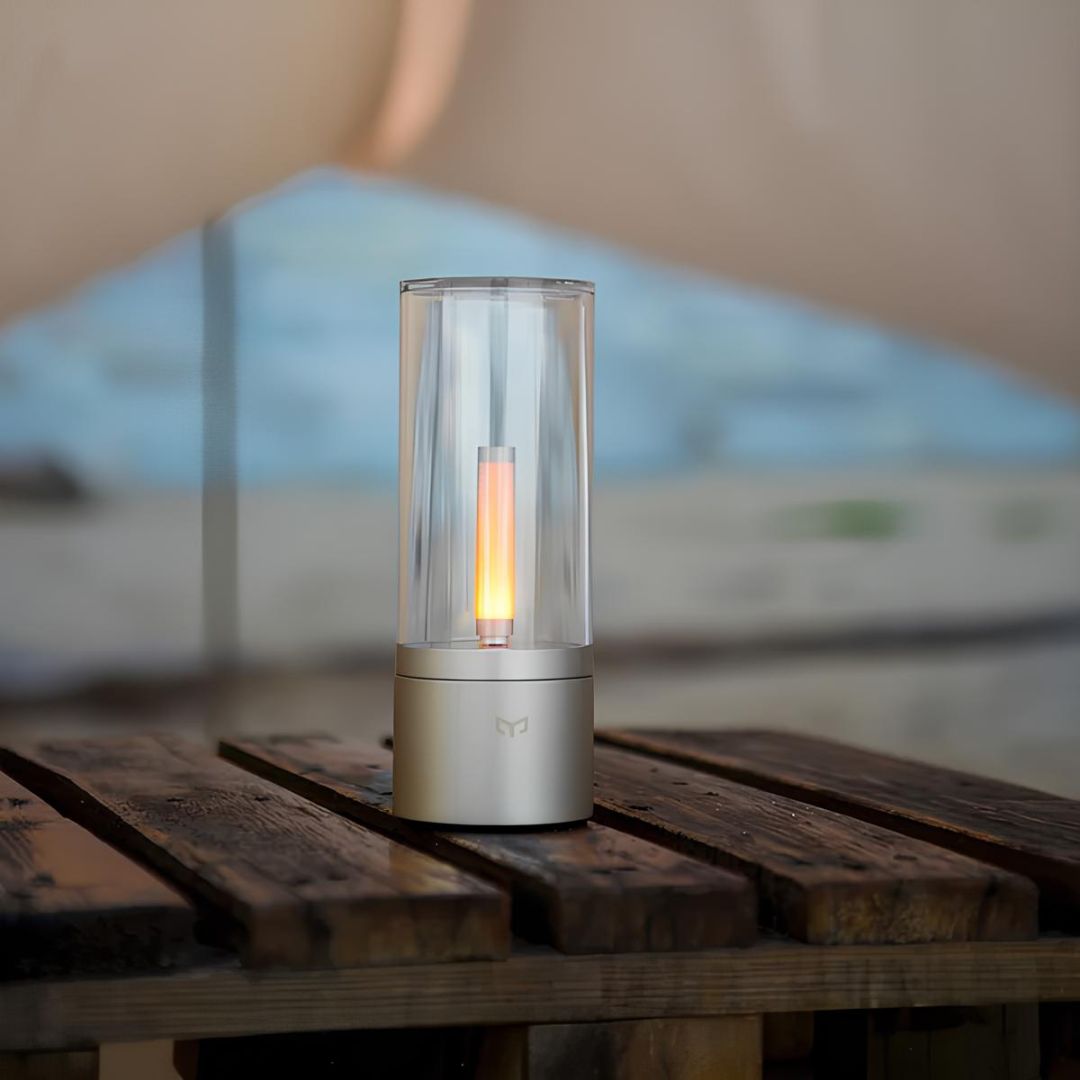 Oplaadbare Tafellamp – Dimbaar, Luxe Design, Aluminium & Glas
