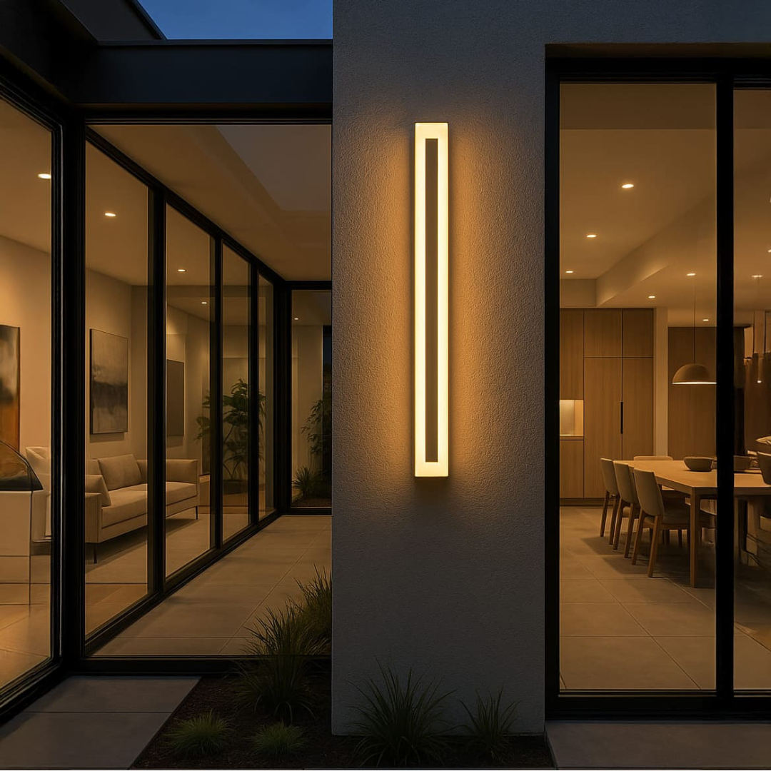 Moderne Wandlamp Buiten met Dimbare LED en Aluminium Constructie – IP65 Waterdicht Muurlamp voor Terras en Balkon
