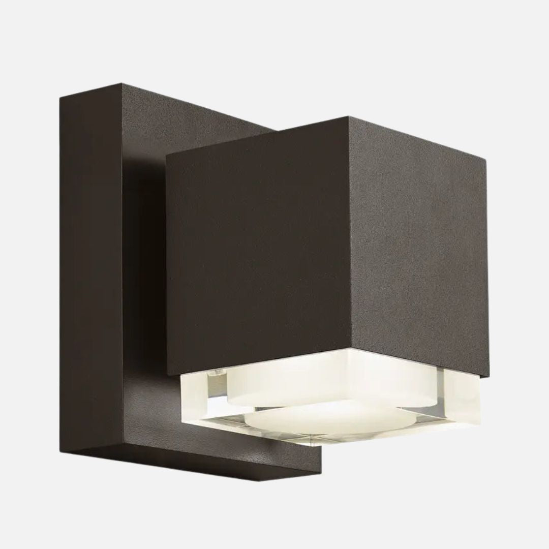 Buiten Wandlamp met LED Verlichting en Acryl Lens - Stijlvol en Weerbestendig