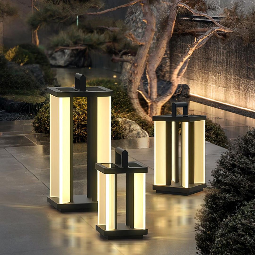 Moderne Buitenlamp Zonne Energie met LED en Minimalistisch Ontwerp