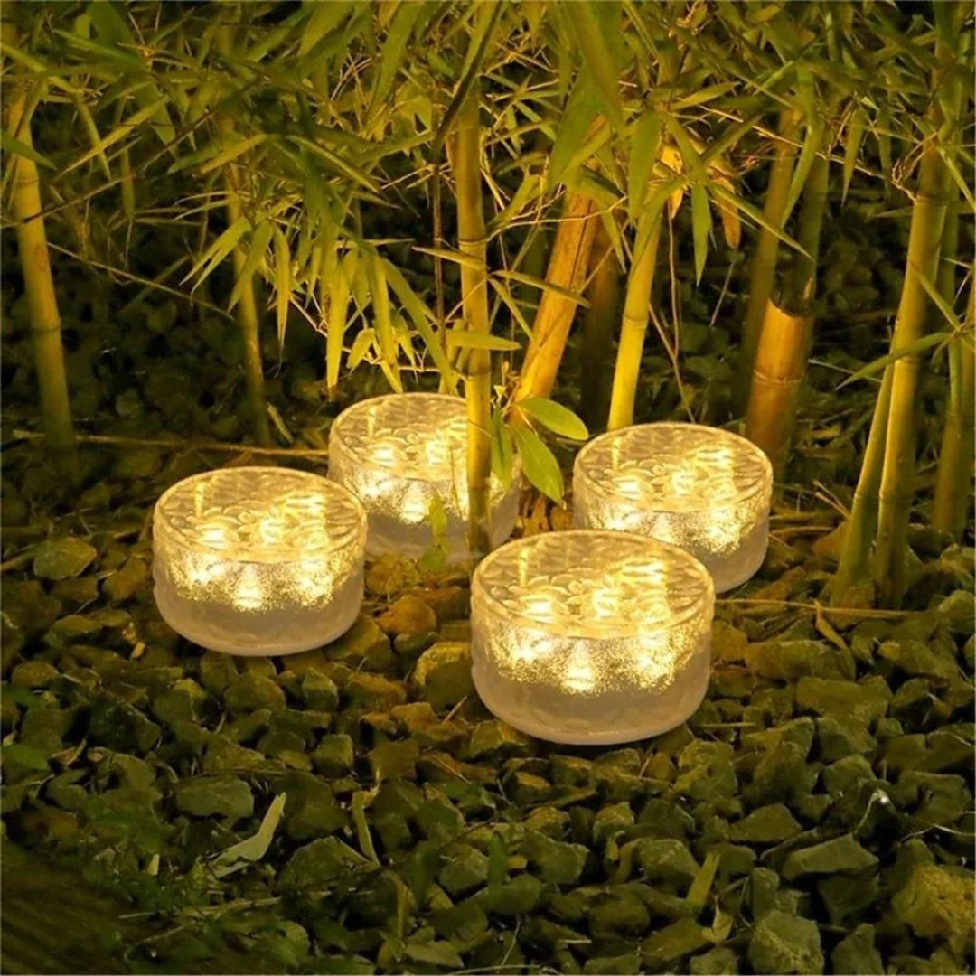 Zonne-ijsbloklamp LED Buiten Waterdichte Tuinlamp