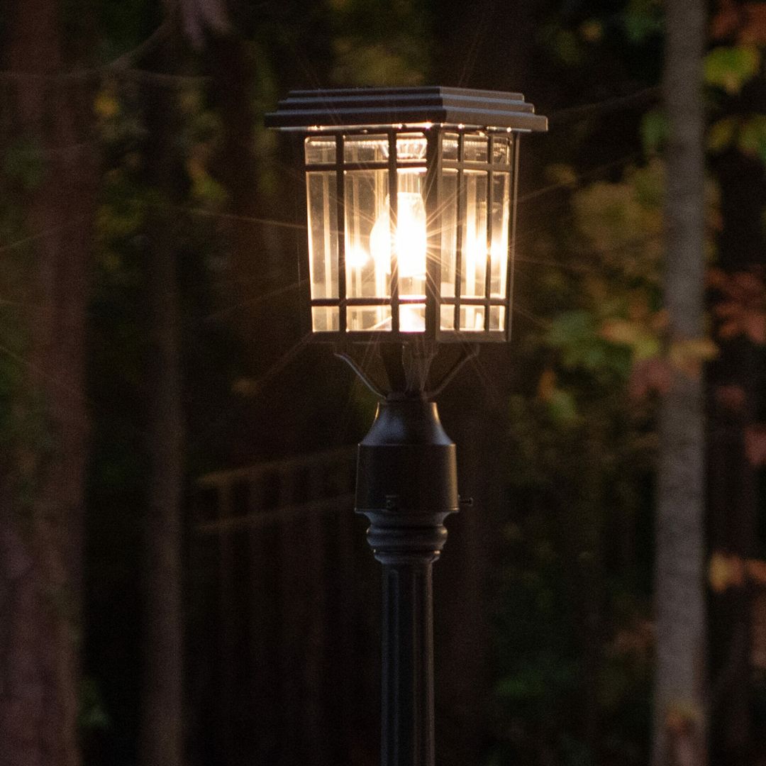 Zonne-energie Buitenlamp – Grijs Aluminium, 3 Montageopties