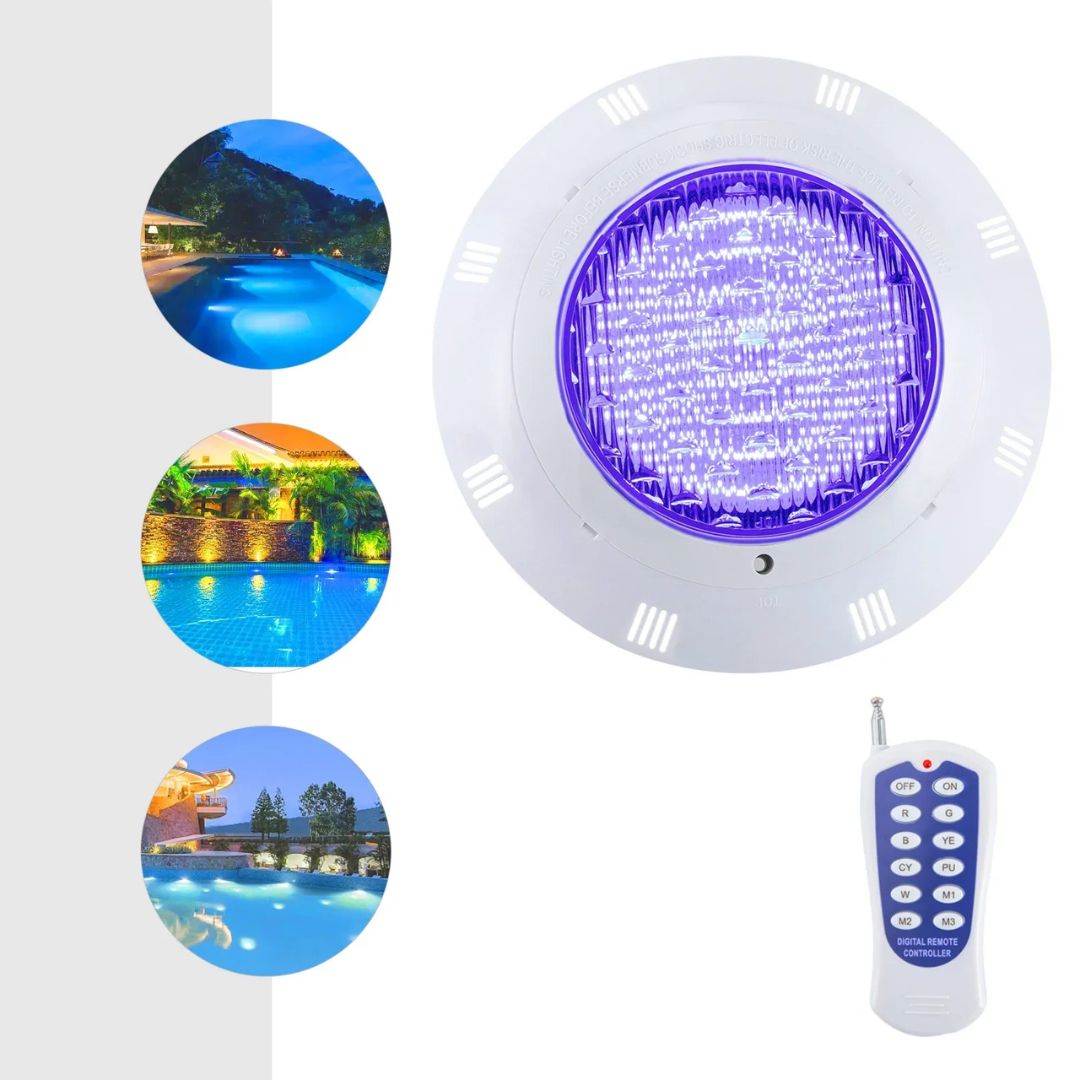 RGB LED Zwembadlamp Waterdicht 36W IP68 7 Kleuren 360 LEDs