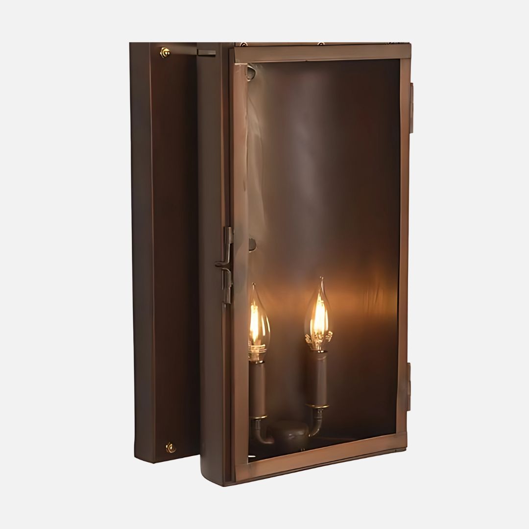 Moderne Wandlamp van Handgemaakt Koper met Gas of Elektriciteit - Muurlamp