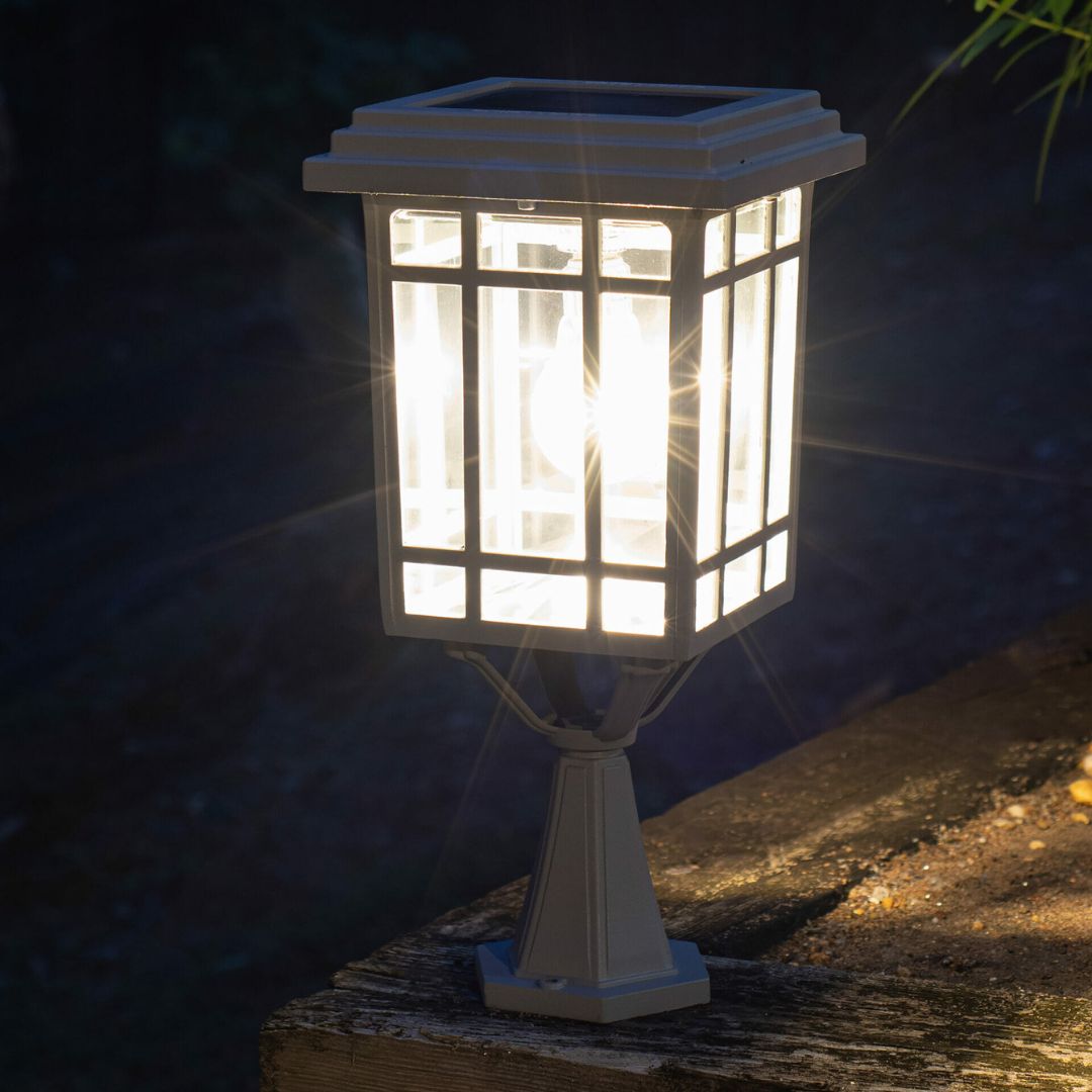 Zonne-energie Buitenlamp – Grijs Aluminium, 3 Montageopties