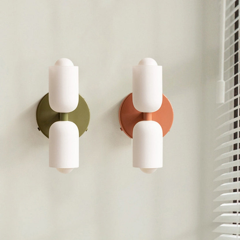 Moderne Wandlamp van Glas met Dubbele Hoofden voor Binnengebruik 2