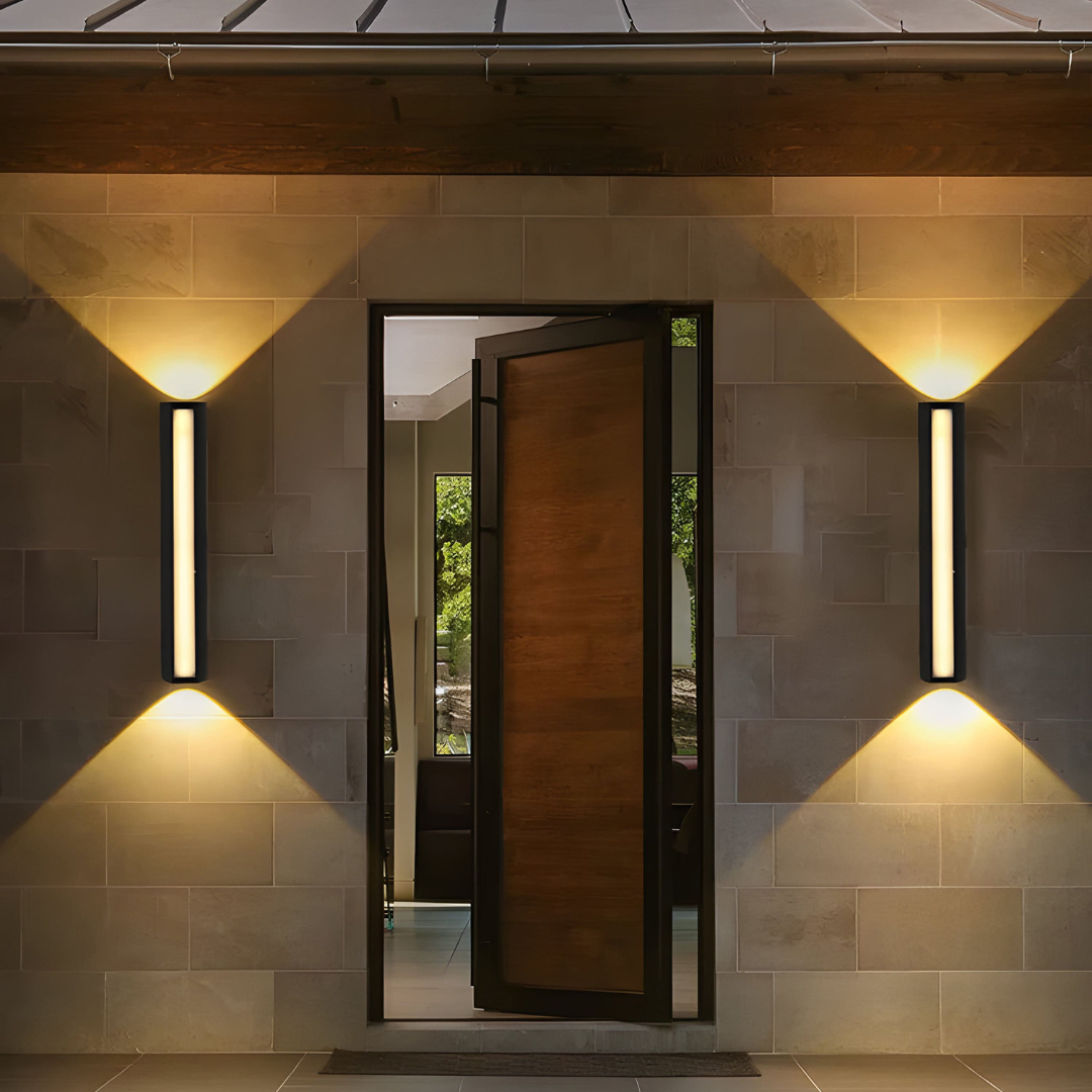 Slanke LED Muurverlichting van Aluminium met IP65 Bescherming – Energiezuinig en Eenvoudig te Installeren voor Binnen en Buiten