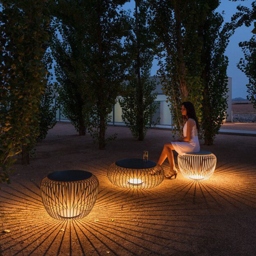 Buiten LED Vloerlamp Roestvrij Staal Zandas IP65