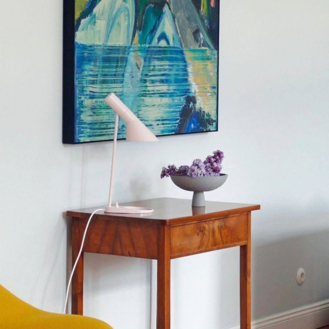 Verstelbare Bureaulamp E27 Zwart/Wit